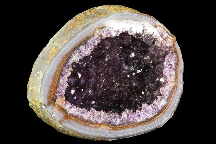 Purple Amethyst Geode - Uruguay #83729